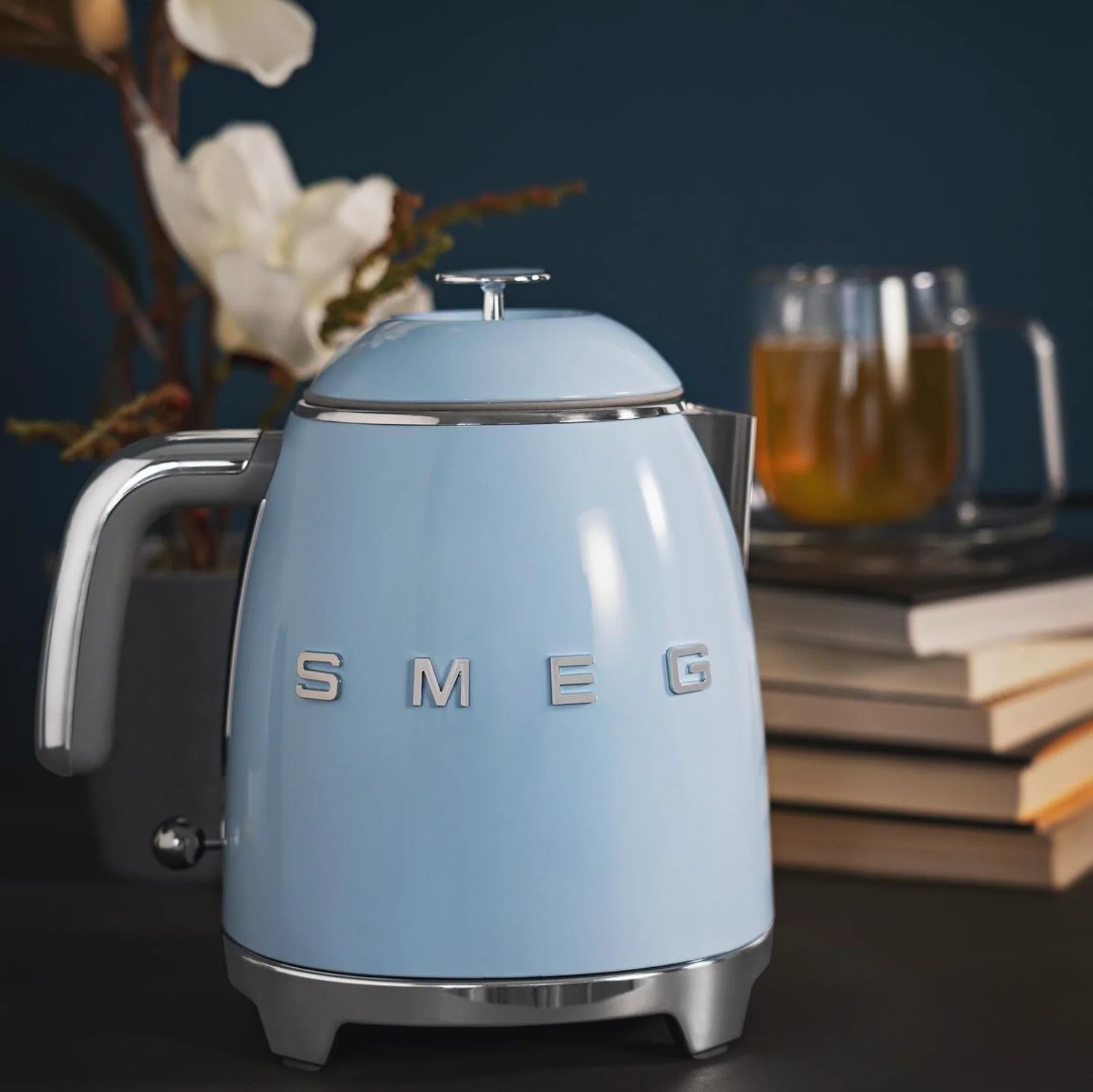 Bouilloire Smeg Bleu Pastel